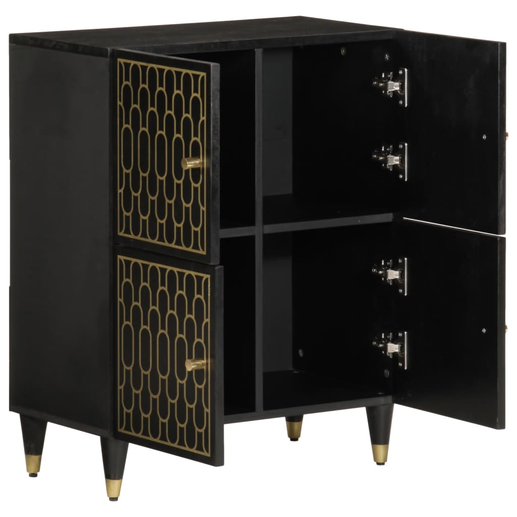 tömör mangófa tálalószekrény 60 x 33 x 75 cm (358346)