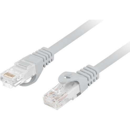 Patchcord Lanberg UTP kat.6 1,5 m LSZH CU fluke passed šedý