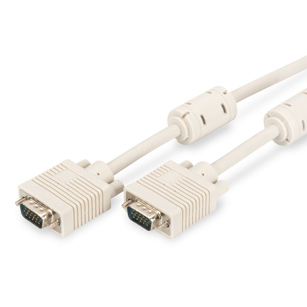 D-Sub (VGA) Kábel DIGITUS Pripojovací kábel k VGA monitoru, 1,8 m