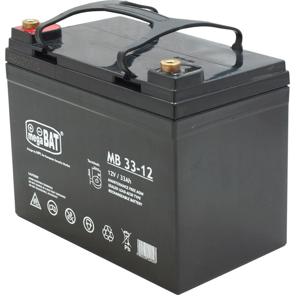 MPLPower MB 33-12 12 V 33Ah AGM VRLA Akkumulátor