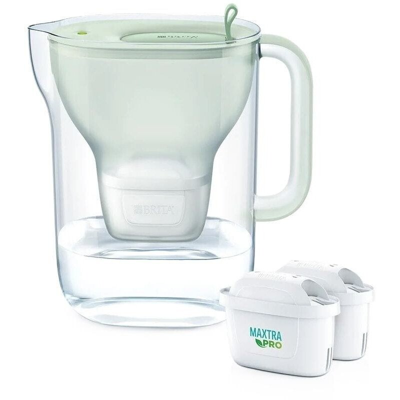 Brita Style Eco Vízszűrő kancsó 2,4 L világoszöld + 2 db Maxtra Pro ALL-IN-1 filter (136147)