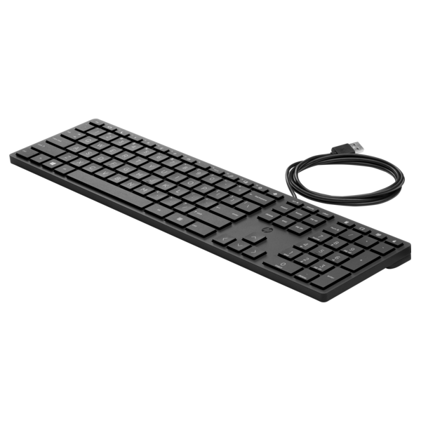 HP Vezetékes Billentyűzet USB 320K, Magyar (9SR37AA#AKC)