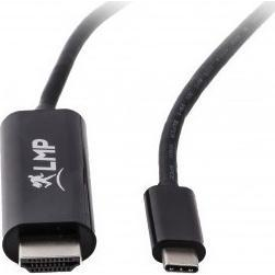 Cable Usb-c A Hdmi 2.0, Usb-c 3.1 A Hdmi 2.0 (m), 4k A 60hz, Negro, 1.8 M