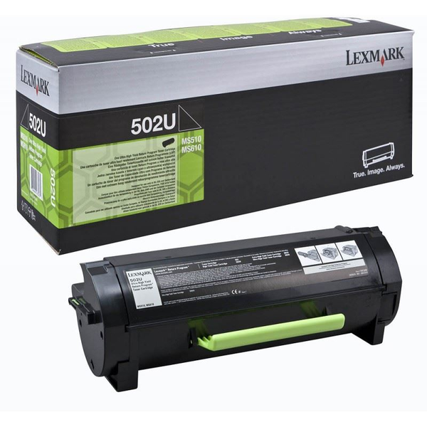 Lexmark 502U tonercartridge 1 stuk(s) Origineel Zwart