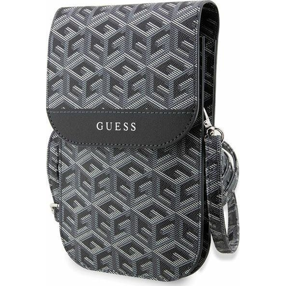 Guess GCube Stripe GUWBHGCFSEK kis táska, fekete (GUWBHGCFSEK)