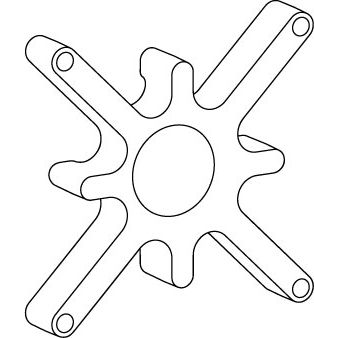 KIT AFTER SERVICE SCREWS AND SPACER (97-501)