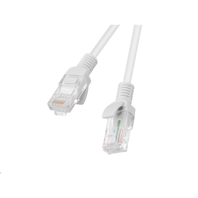 Lanberg Patchcord RJ45 CAT5e UTP kábel 5m szürke (PCU5-10CC-0500-S) (PCU5-10CC-0500-S)