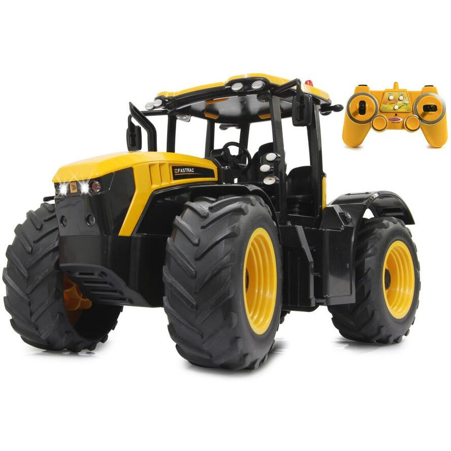 Jamara JCB Fastrac Távirányítós traktor - Fekete/Sárga (405300)
