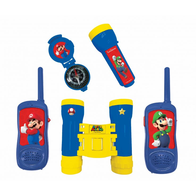 Lexibook Super Mario kalandszett (adó-vevő, távcső, iránytű, elemlámpa) (GL5002) (GL5002)