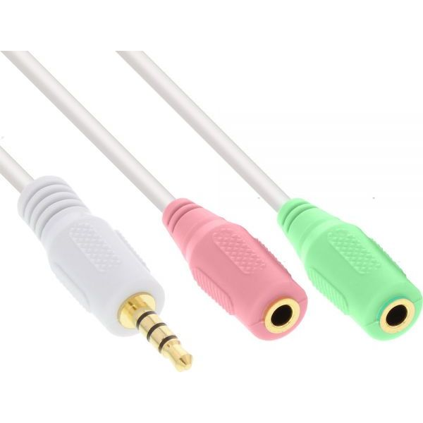 InLine 99301W Audio-Kabel 3.5mm 2 x 3.5mm