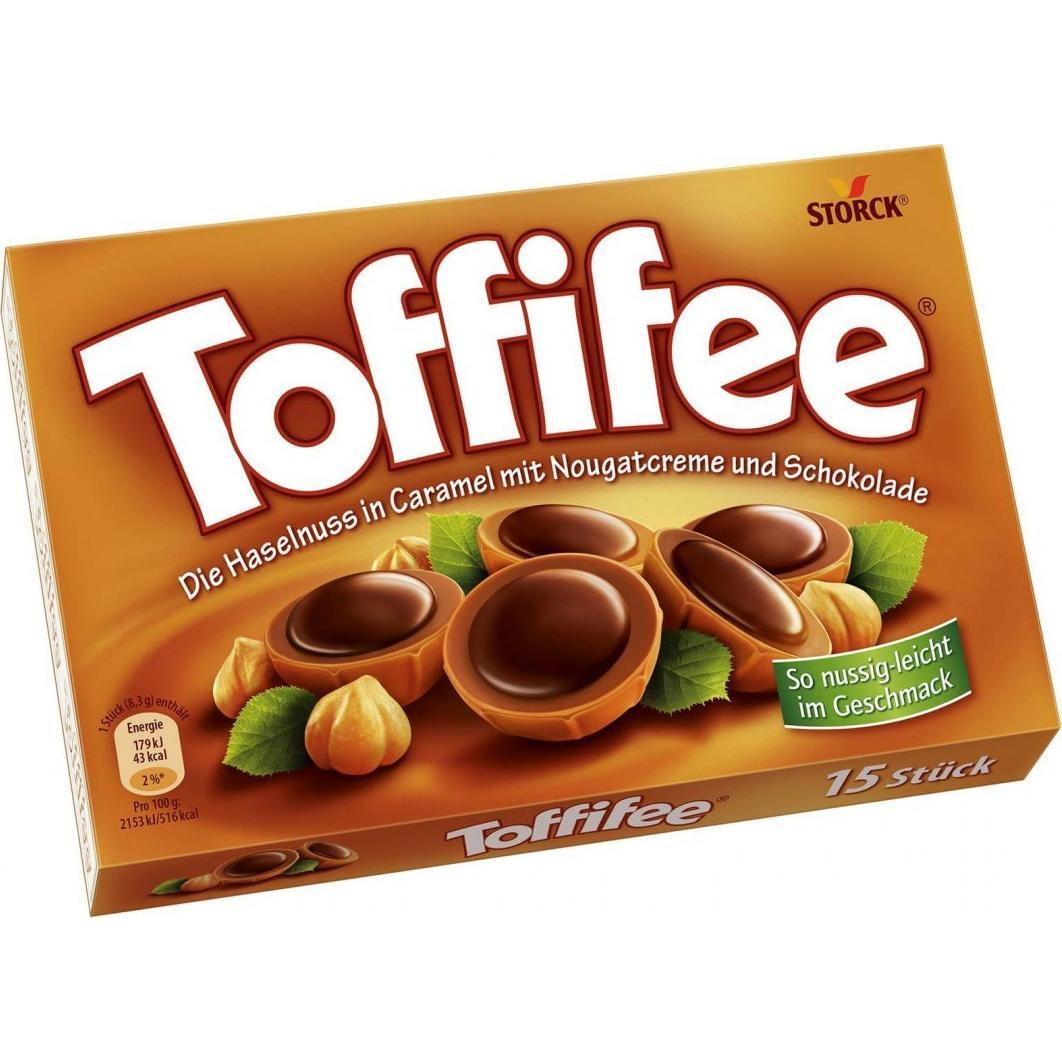 Toffifee mogyorós nugátkrémmel és csokoládéval (125 g) (1030-0)