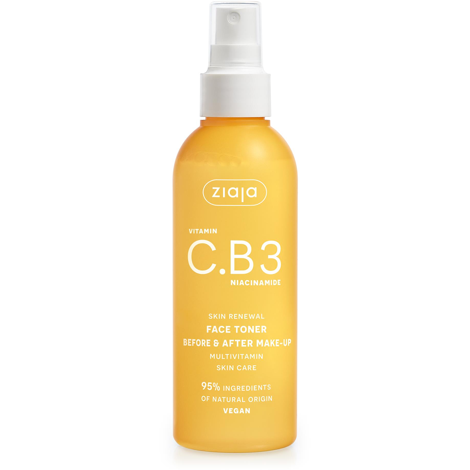 ZIAJA C-vitamin B3 niacinamid, smink előtt és után, 190 ml (5901887056201)