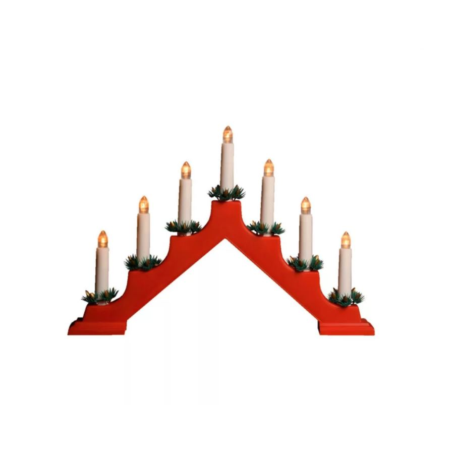 Somogyi LED-es Gyertyapiramis Ablakdísz melegfehér (KAL 02) (KAL02)