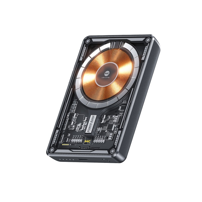 Wekome Magnetic Power Bank 5000 mAh - Fekete (WK-WP-287)