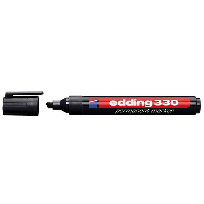 Edding 330 1-5 mm Alkoholos marker - Fekete (7580018000)