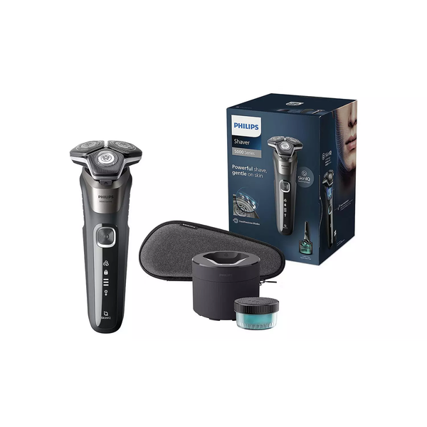 Philips SHAVER Series 5000 S5887/50 мъжка самобръсначка Въртяща се самобръсначка Тример Сив