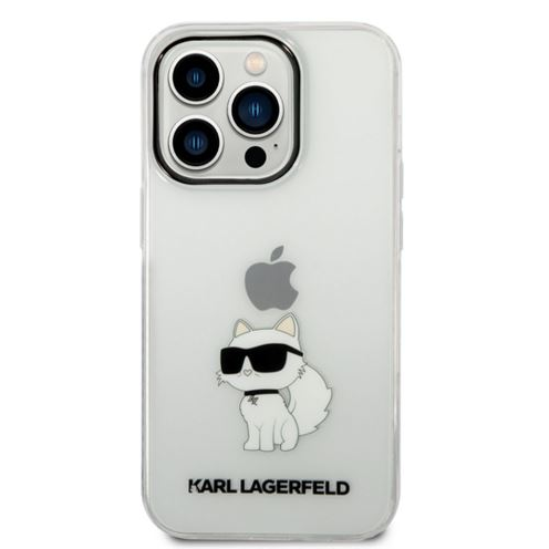 Karl Lagerfeld IML Choupette NFT Apple iPhone 14 Pro hátlap tok átlátszó (KLHCP14LHNCHTCT) (KLHCP14LHNCHTCT)