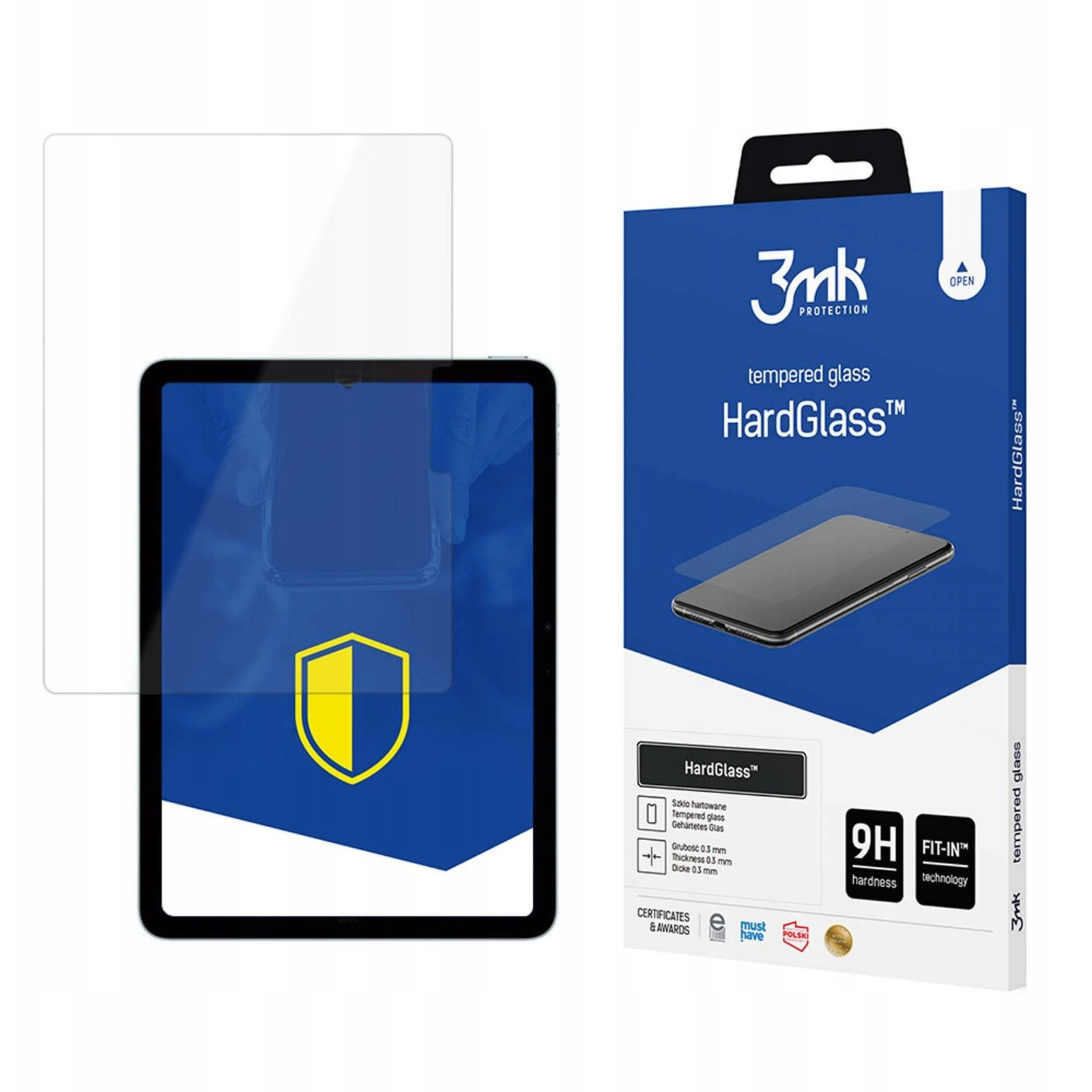 3MK HardGlass edzett üvegfólia 9H Apple iPad Pro 13" (5903108570466)