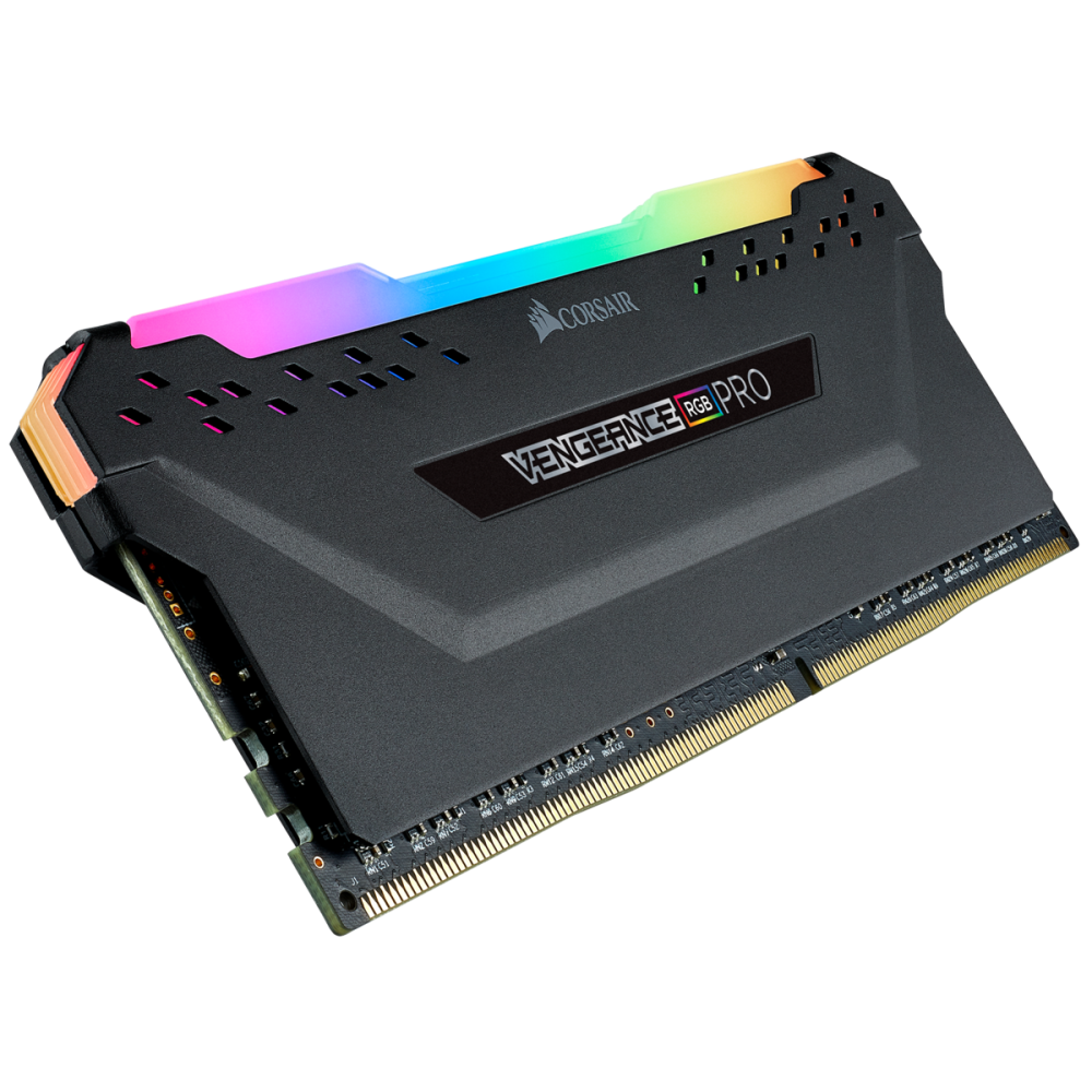 Corsair Vengeance RGB Pro DDR4 8GB 3200MHz CL16 Fekete (CMW8GX4M1Z3200C16)