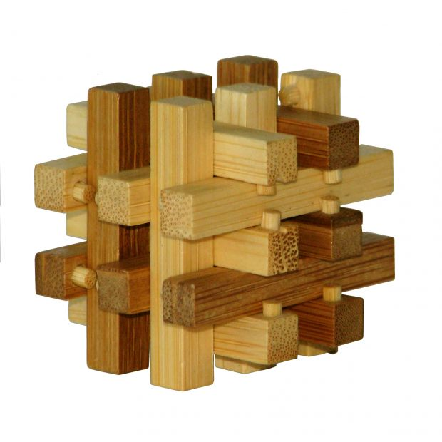 Eureka 3D Bambusz puzzle - Slide ördöglakat (EUR34322)