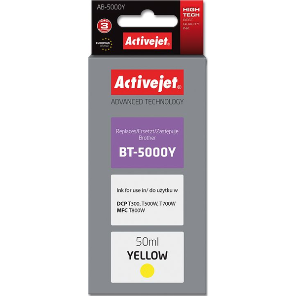ActiveJet (Brother BT-5000Y) Tintapatron Sárga