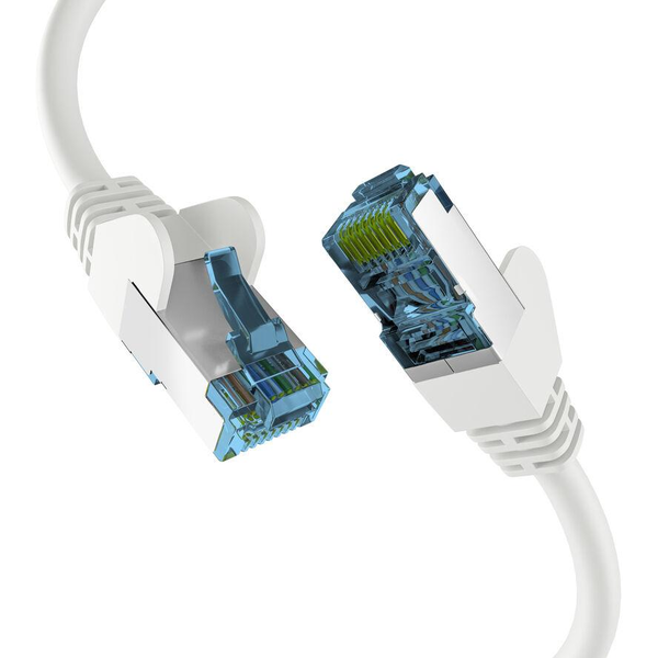 EFB RJ45 PATCHKABEL mit CAT7 ROHKABEL WEISS 0.5m