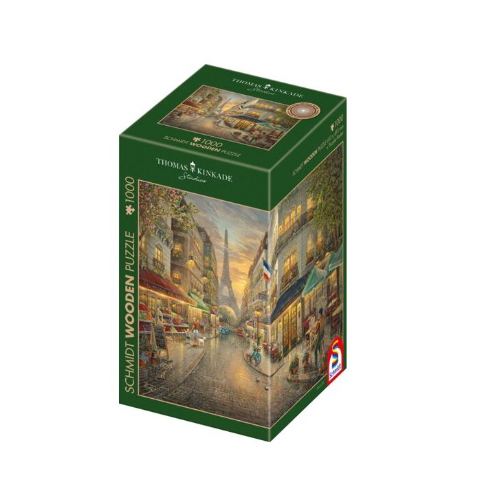 Schmidt Spiele Thomas Kinkade Studios Festői Párizs 1000 darabos fa puzzle (59798)