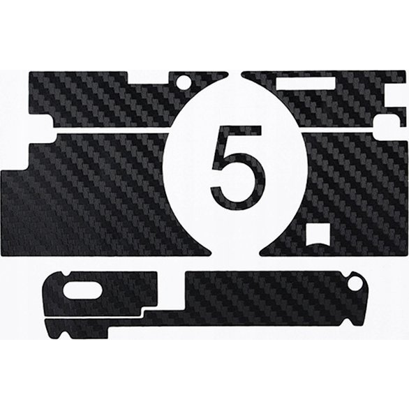 JJC Anti-Scratch Protective Skin Film for Sony RX100V/RX100VA/RX100III - Carbon Fiber Black