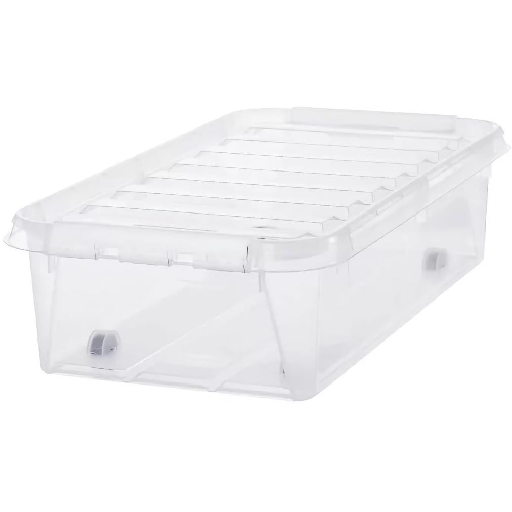 Orthex Classic tárolódoboz, fehér csatok, 31 l (7332462058767)