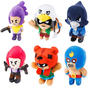 P.M.I. Brawl Stars S1 gyűjthető plüss figurák 16,5 cm (1 db/csomag)