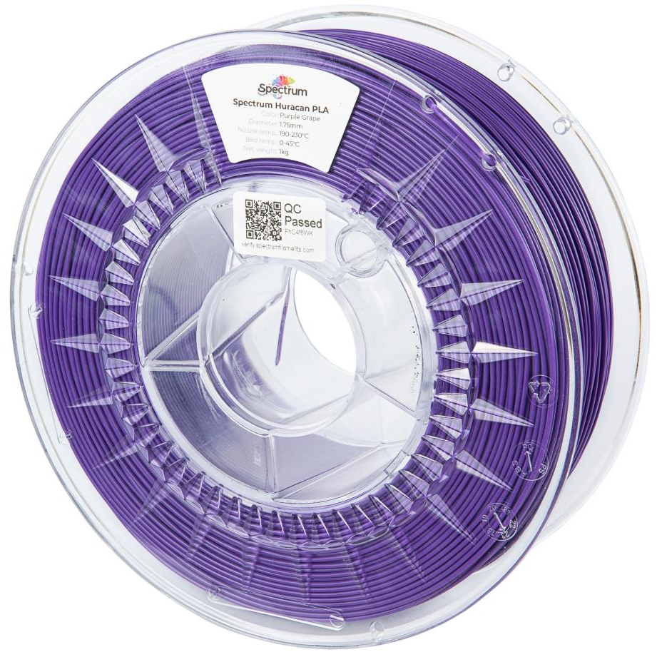 Spectrum Huracan PLA 1,75 mm, Purple Grape, 1 kg (80927)