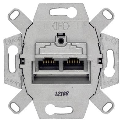 Siemens 5TG2026-2 UAE 2X8pólusú RJ45 STP CAT6 E informatikai csatlakozóaljzat (5TG2026-2)