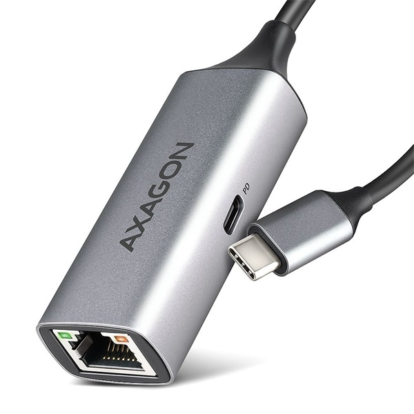 Axagon ADE-TXPD Kompakt alumínium USB-C 3.2 Gen1 Gigabit Ethernet 10/100/1000Mbit adapter (ADE-TXPD)