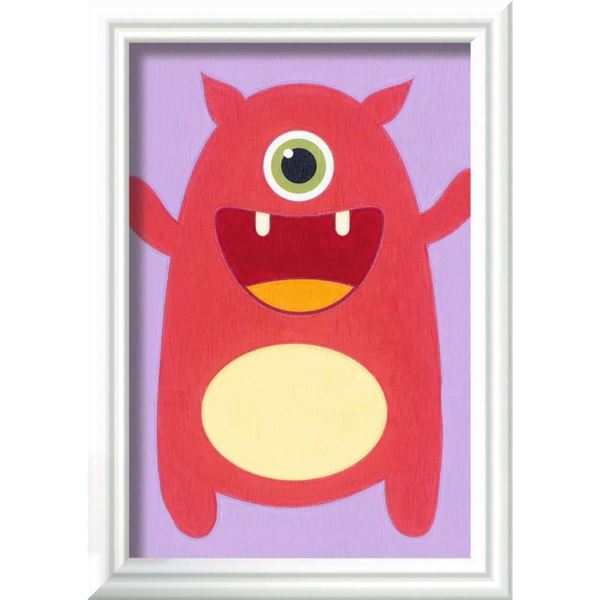 Ravensburger Paint by Numbers Vörös szörny 120x850mm festőkészlet