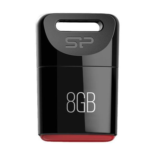 Pen Drive 8GB Silicon Power Touch T06 USB 2.0 fekete (SP008GBUF2T06V1K)