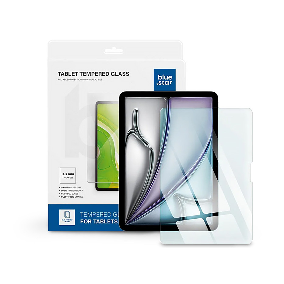 Bluestar 9H Tempered Glass - Apple iPad Air 13 (2024) üvegfólia - 1 db/cs (HF299865)