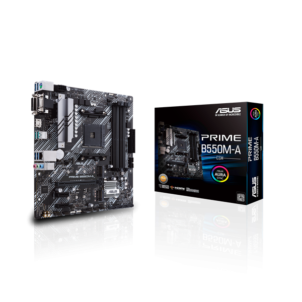 ASUS Alaplap AM4 PRIME B550M-A/CSM AMD B550, mATX