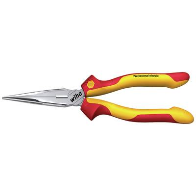 Wiha 27423 VDE Lapos kerek csőrű fogó Egyenes 200 mm