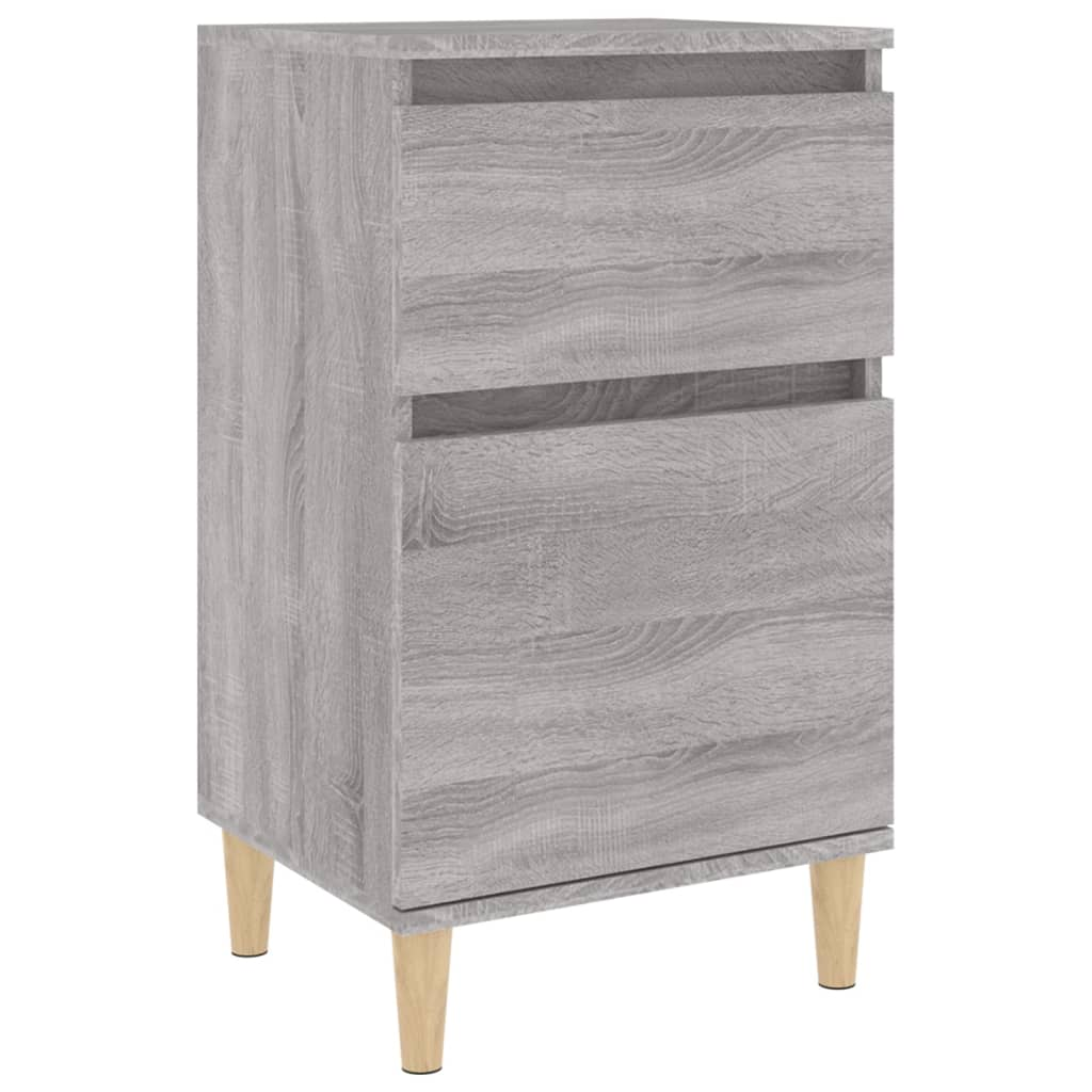 szürke sonoma színű éjjeliszekrény 40 x 35 x 70 cm (819704)