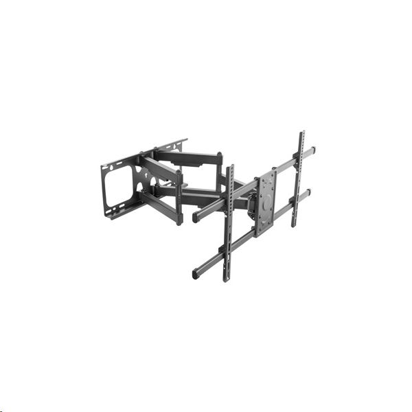 Equip TV fali konzol 37"-90", Max.: 75kg, dönthető, forgatható fekete (650324) (650324)