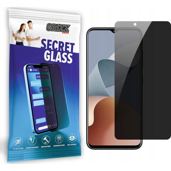  GrizzGlass Szkło prywatyzujące GrizzGlass SecretGlass do ZTE Blade A73