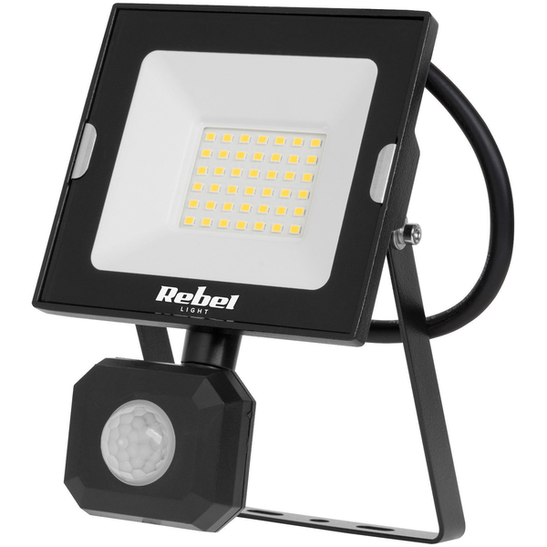 REBEL URZ3615 Reflektor se senzorem soumraku a pohybu, 30 W, 4000 K, 230 V, 2550 lm