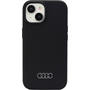 Audi Apple iPhone 13 / 14 / 15 szilikon tok, fekete