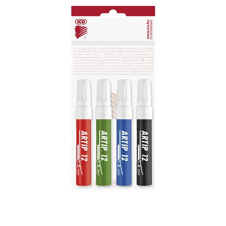 ICO Artip 12 1-4mm Alkoholmentes marker készlet 4 szín (9580002000)