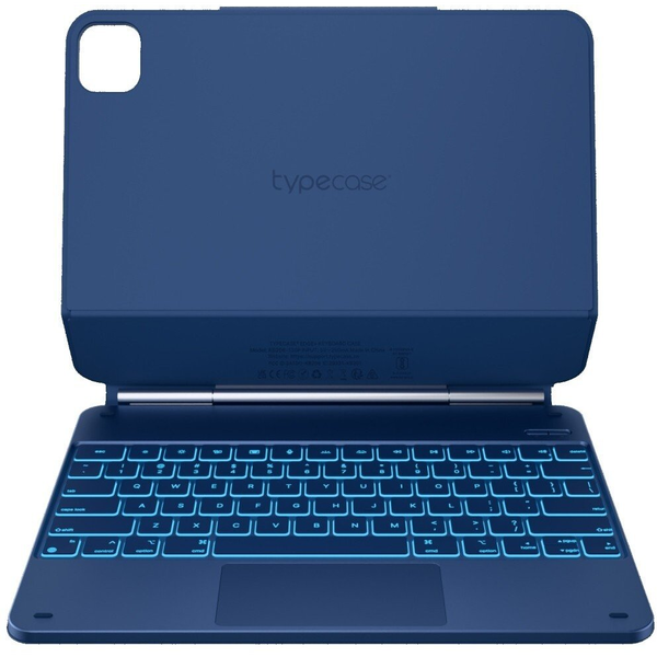Etui Typecase Edge z klawiaturą do iPad Pro 13" 2024/2025 błękitny pacyfik