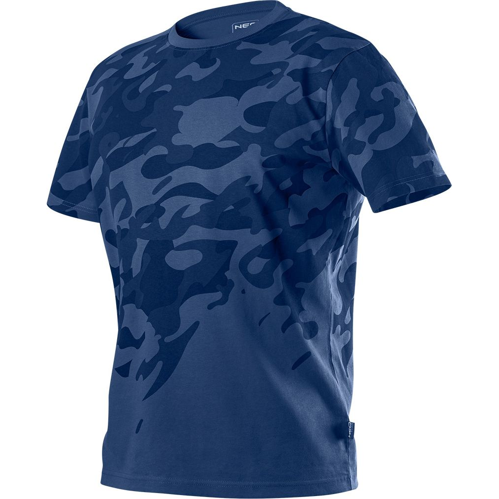 NEO 81-603-M Munkapóló, Camo Navy, Tengerészkék, Terepmintás, 100% Pamut, M (81-603-M)