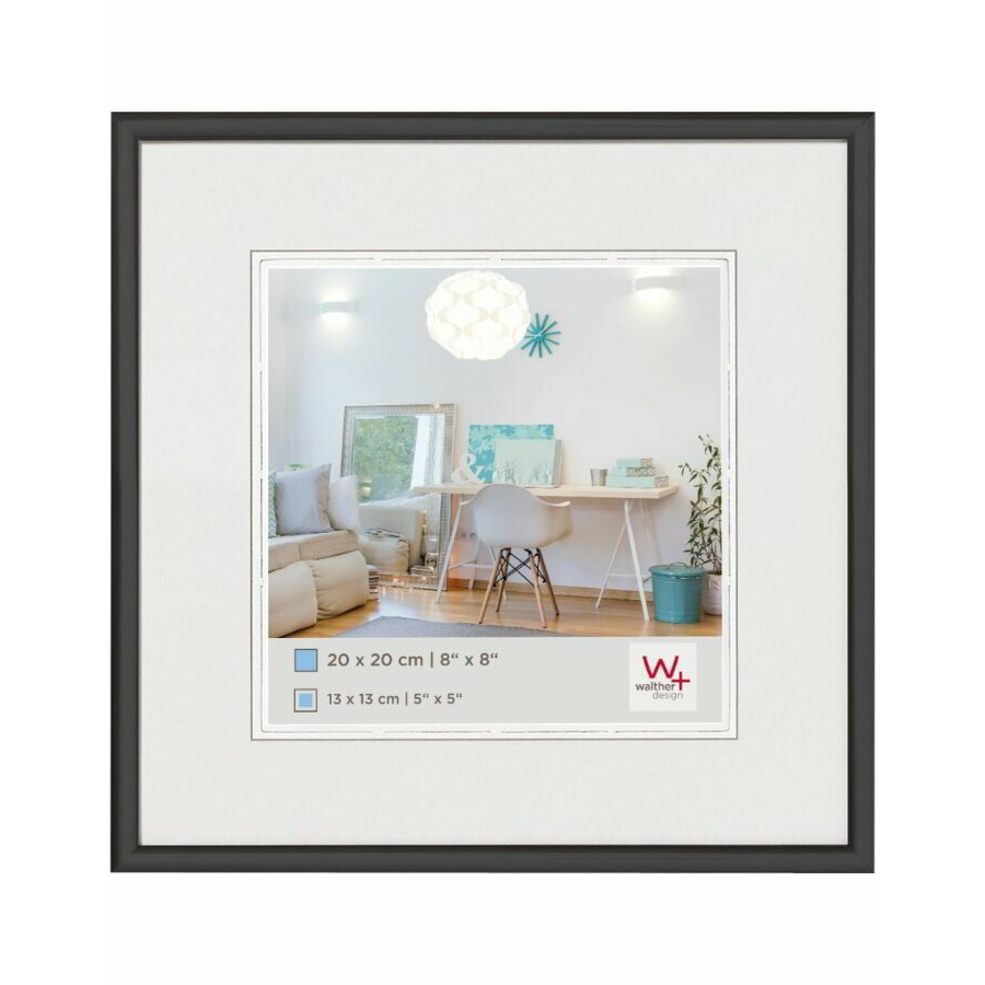 Walther KV220B New Lifestyle 21x21 Képkeret - Fekete (KV220B)