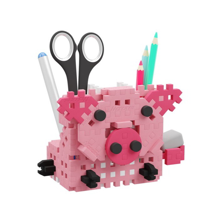 Marioinex Mini Waffle Malacka tolltartó 70 darabos építő készlet (905722)