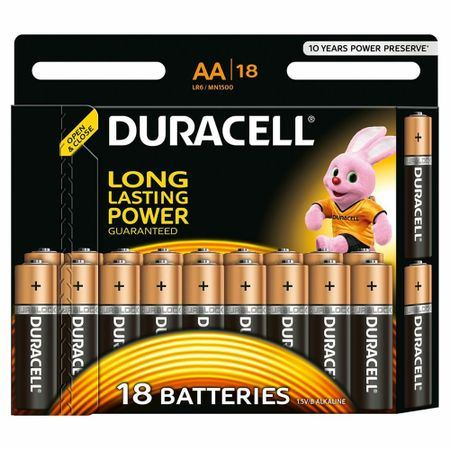 Батерии Duracell Basic AA, 18 броя