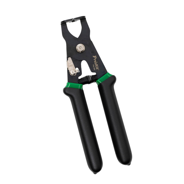 SMA Pro'sKit  professzionális kábelkötegelő vágó és fogó, kétféle vágási módszer, ergonomikus markolat (PM-386)